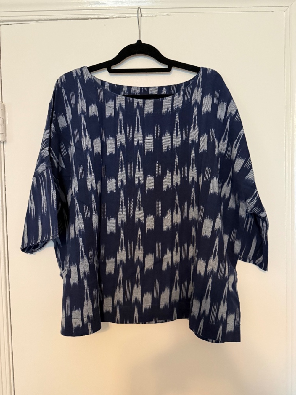 Cute and Comfortable pureJill (J. Jill) Ikat Top--size XL